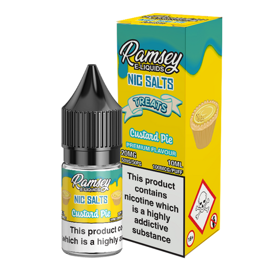 Ramsey E-Liquids Custard Pie 10ml Nic Salt