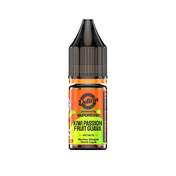 Kiwi Passionfruit Guava Nic Salt by Deliciu 20mg - Nic Salts UK