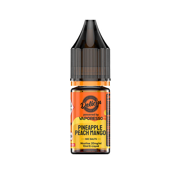 Pineapple Peach Mango Nic Salt by Deliciu 20mg - Nic Salts UK