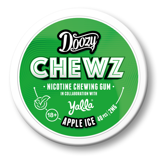 Doozy Chewz Apple Ice Nicotine Chewing Gum