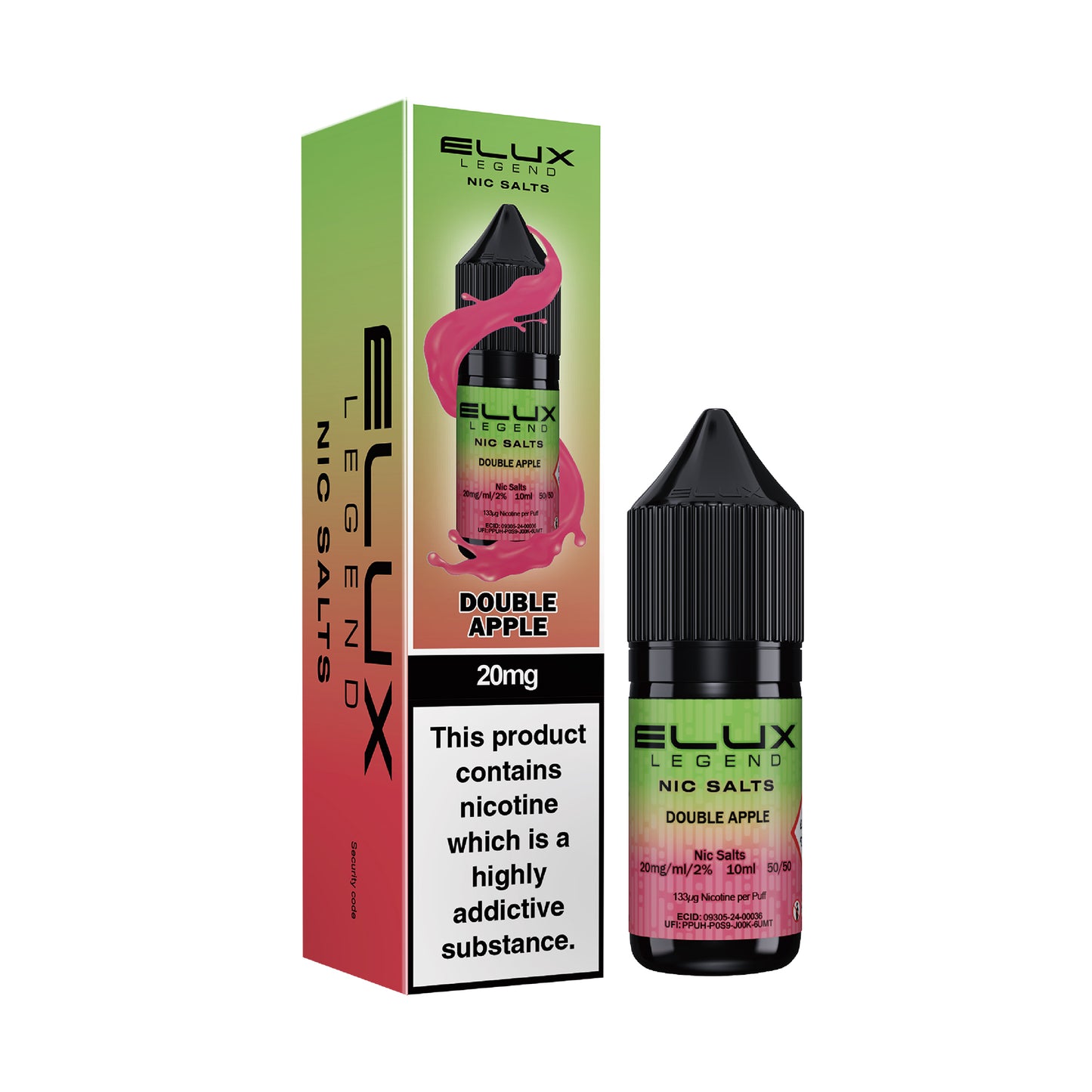 Elux Legend Salts Double Apple 10ml Nic Salt