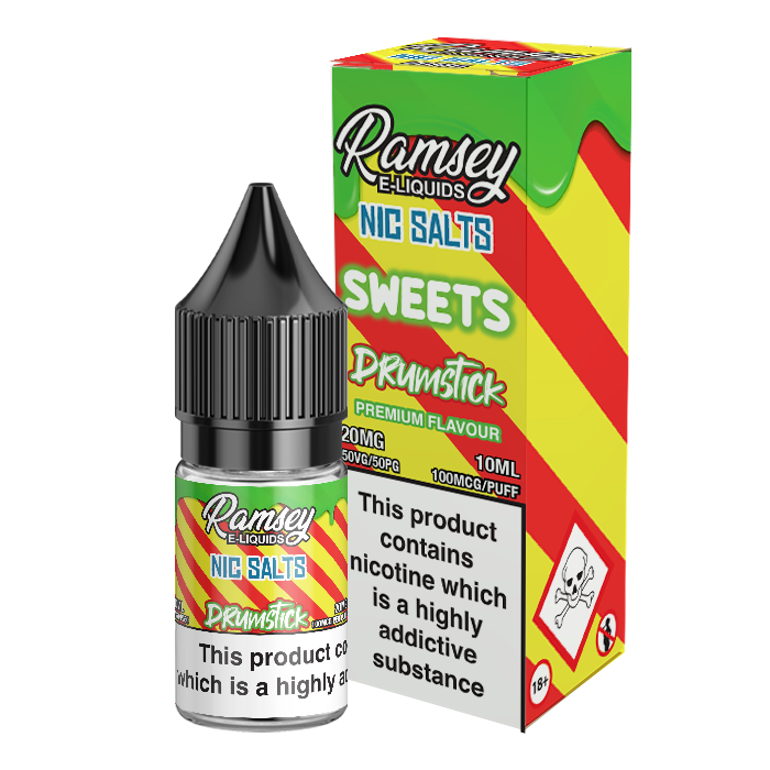 Ramsey E-Liquids Sweets Drumstick 10ml Nic Salt