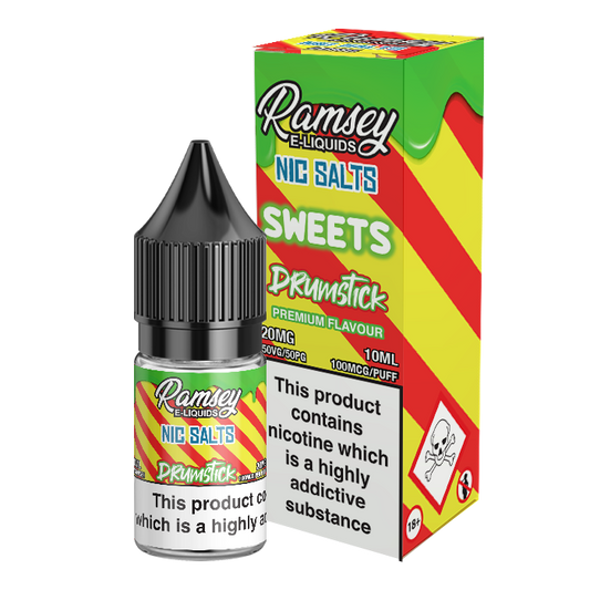 Ramsey E-Liquids Sweets Drumstick 10ml Nic Salt