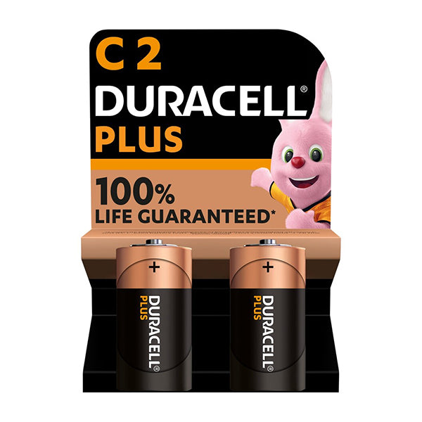 Duracell Plus C 2 Pack