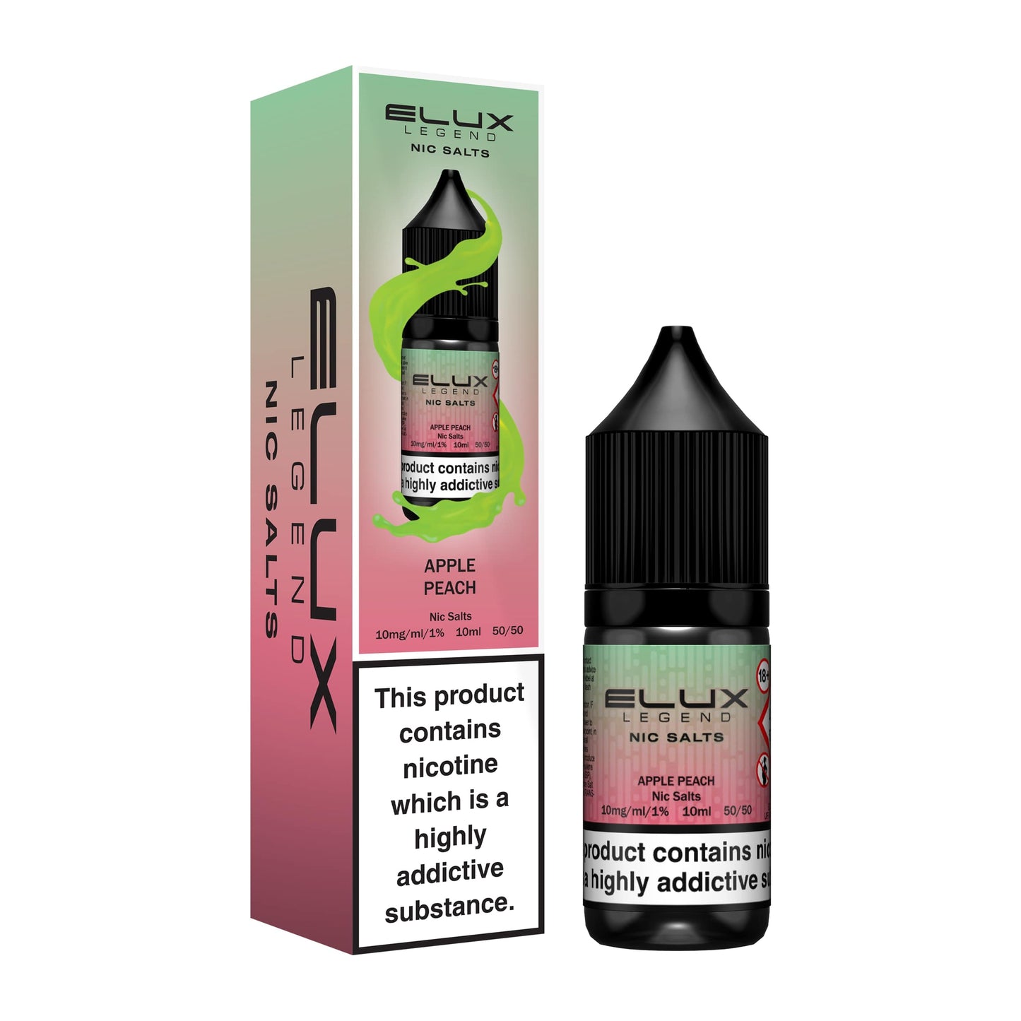 Elux Legend Apple & Peach 10ml Nic Salt