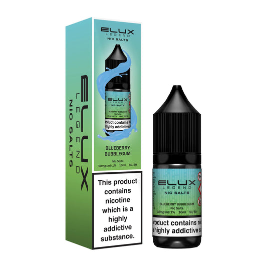 Elux Legend Blueberry Bubblegum 10ml Nic Salt