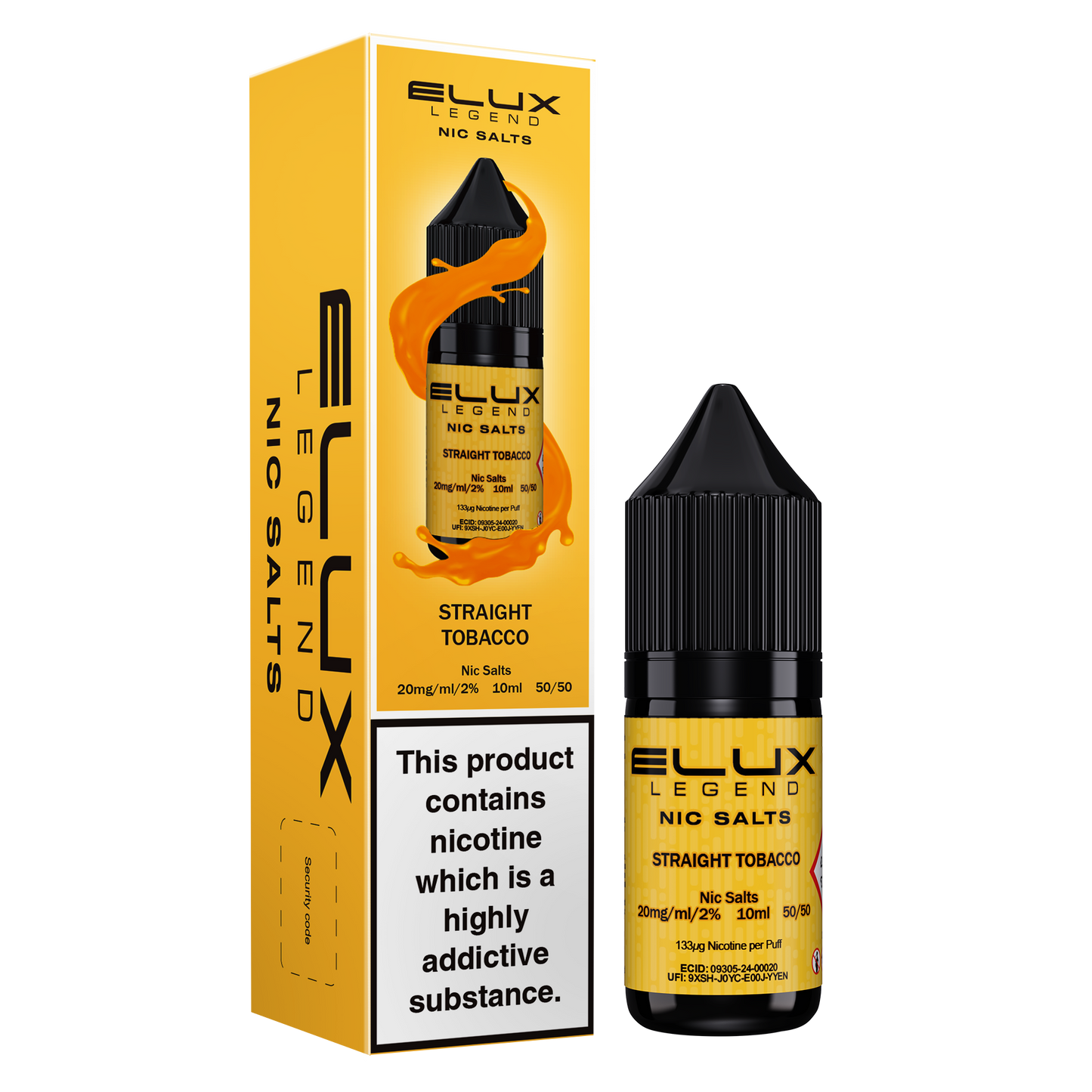 Elux Legend Straight Tobacco 10ml Nic Salt