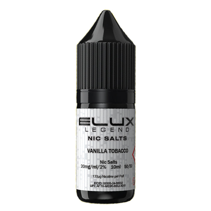 Elux Legend Vanilla Tobacco 10ml Nic Salt