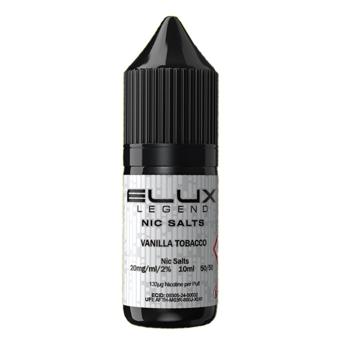 Elux Legend Vanilla Tobacco Nic Salt 10ml