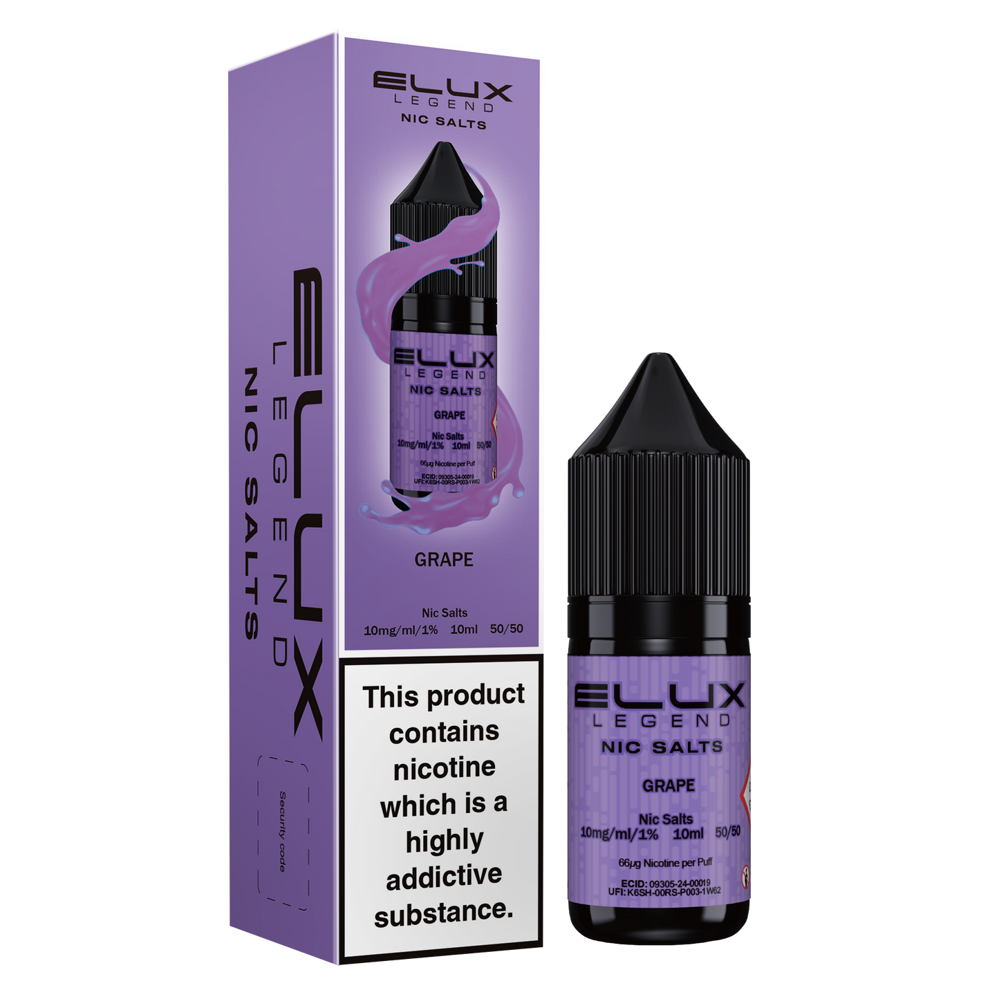 Elux Legend Grape 10ml Nic Salt