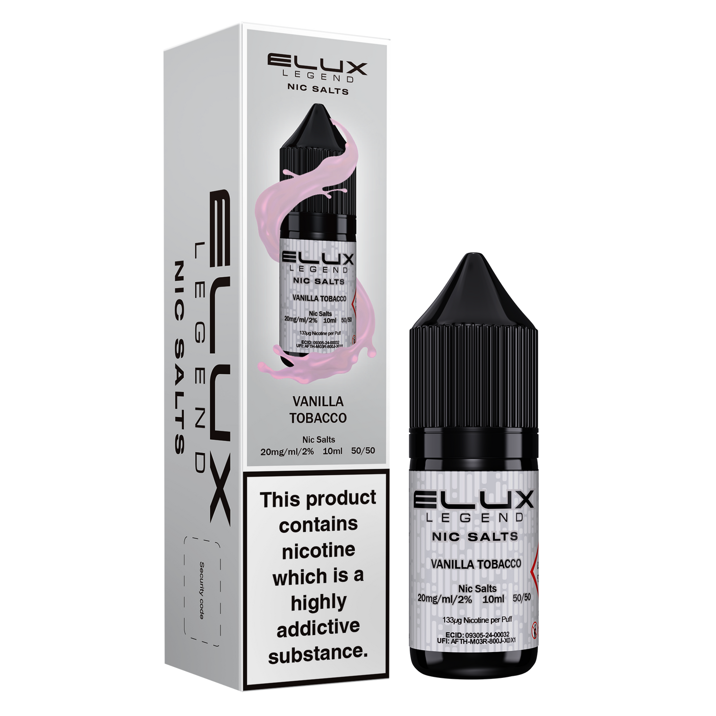 Elux Legend Vanilla Tobacco 10ml Nic Salt