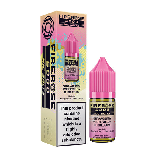 Elux Firerose 5000 Strawberry Watermelon Bubblegum 10ml Nic Salt