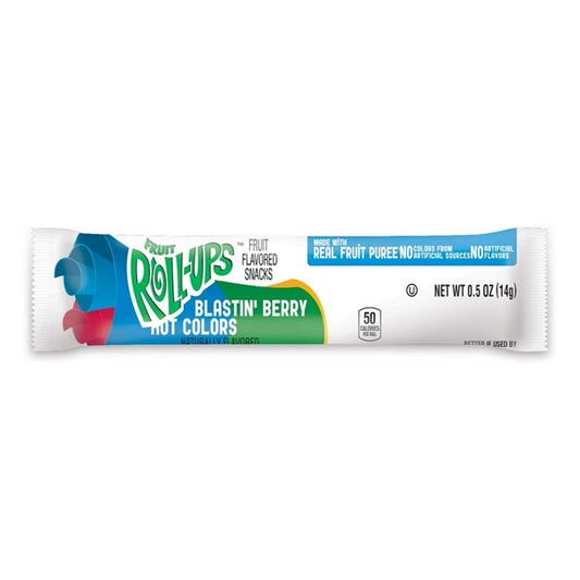 Fruit Roll-Ups Blastin Berry Hot Colours 0.5 oz