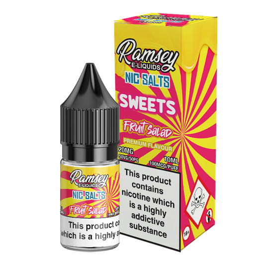 Ramsey E-Liquids Fruit Salad 10ml Nic Salt