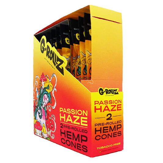 G-ROLLZ Pre-Rolled Hemp Cones - 2 Cones - Passion Haze