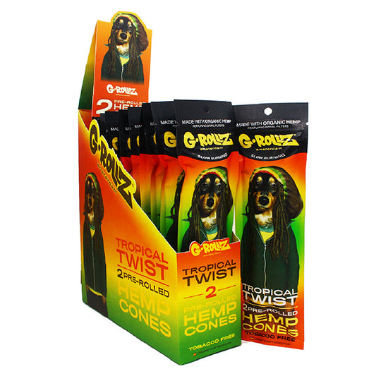 G-ROLLZ Pre-Rolled Hemp Cones - 2 Cones - Tropical Twist