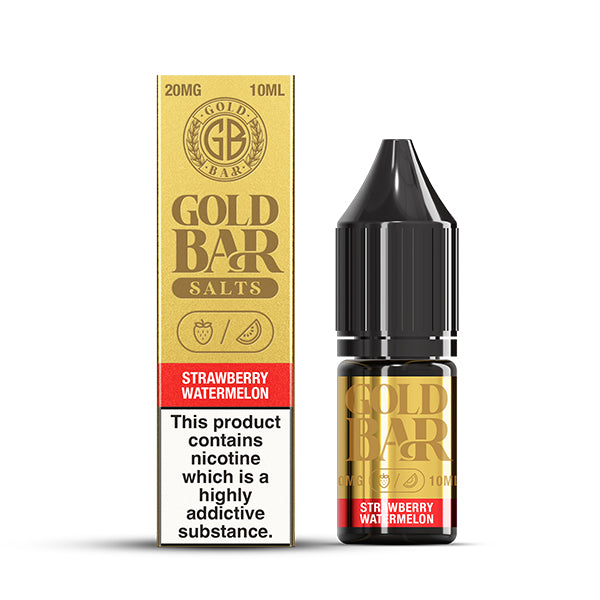 Gold Bar Strawberry Watermelon 10ml Nic Salt