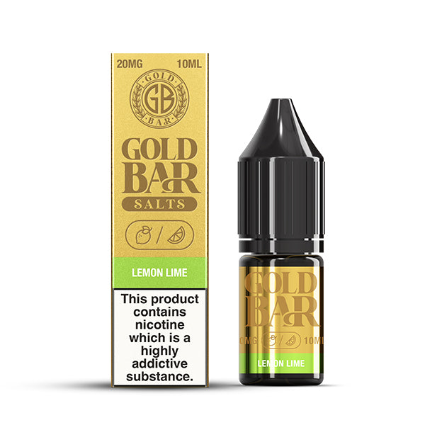 Gold Bar Lemon Lime 10ml Nic Salt