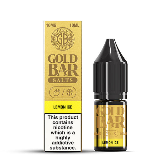 Gold Bar Lemon Ice 10ml Nic Salt