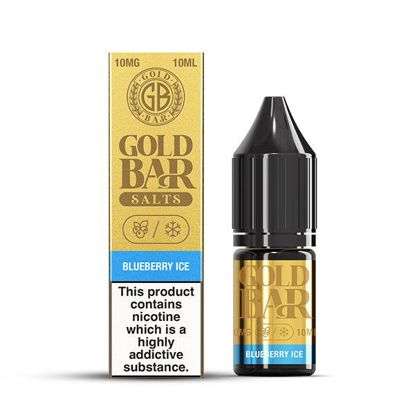 Gold Bar Blueberry Ice 10ml Nic Salt