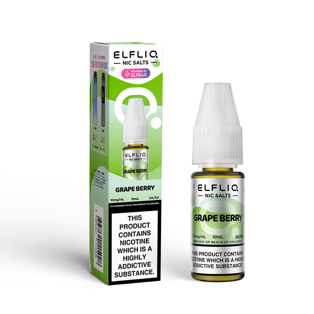 Elf Bar ELFLIQ Grape Berry 10ml Nic Salt