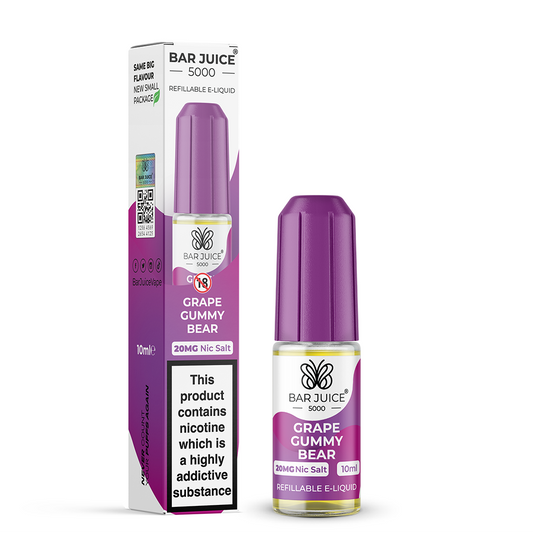 Grape Gummy Bear Nic Salt by Bar Juice 5000 - 20mg