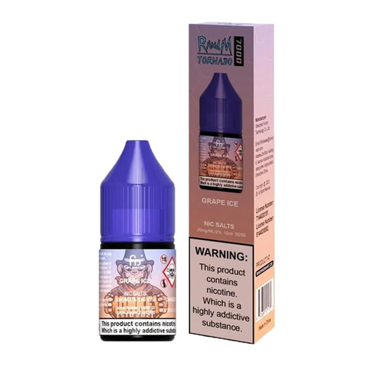 RandM 7000 Grape Ice 10ml Nic Salt