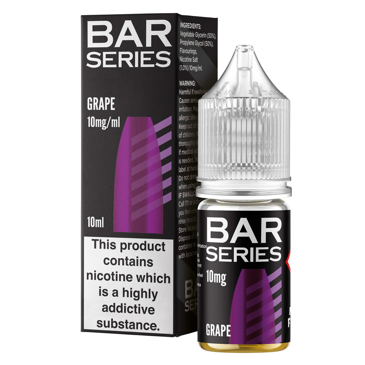 Bar Series Grape 10ml Nic Salt