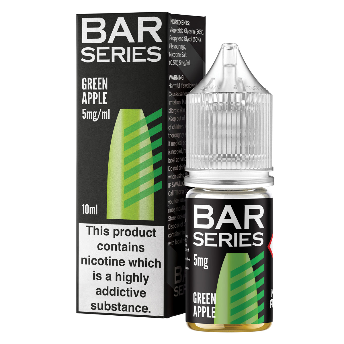 Green Apple Nic Salt by Bar Series - Nic Salts UK