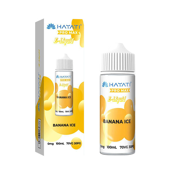 Hayati Pro Max Banana Ice 100ml Shortfill