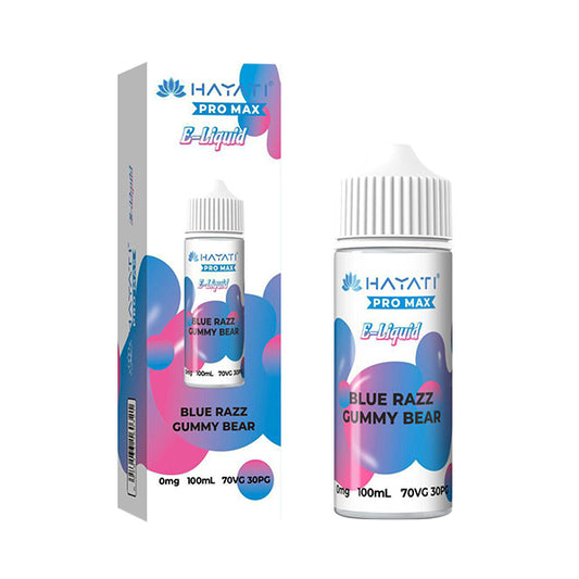 Hayati Pro Max Blue Razz Gummy Bear 100ml Shortfill