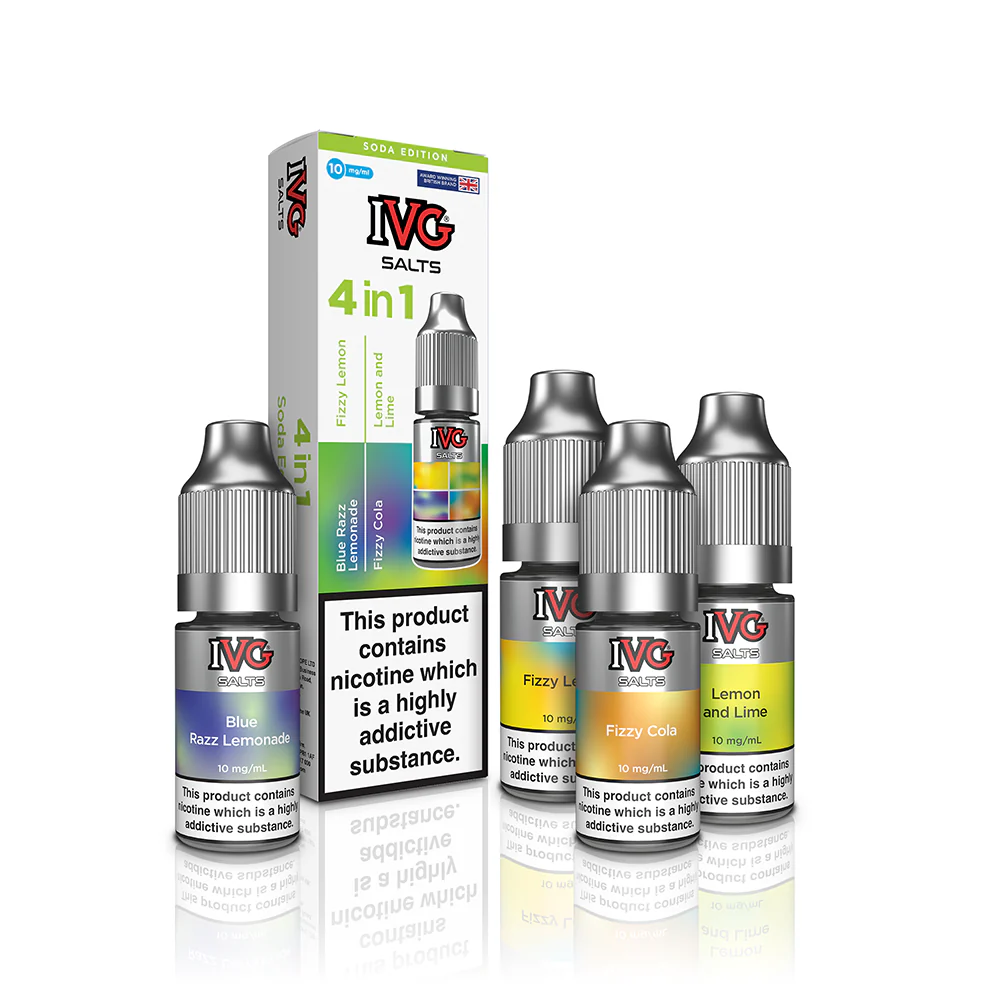 IVG Salts 4 in 1 Soda Edition 10ml Nic Salt