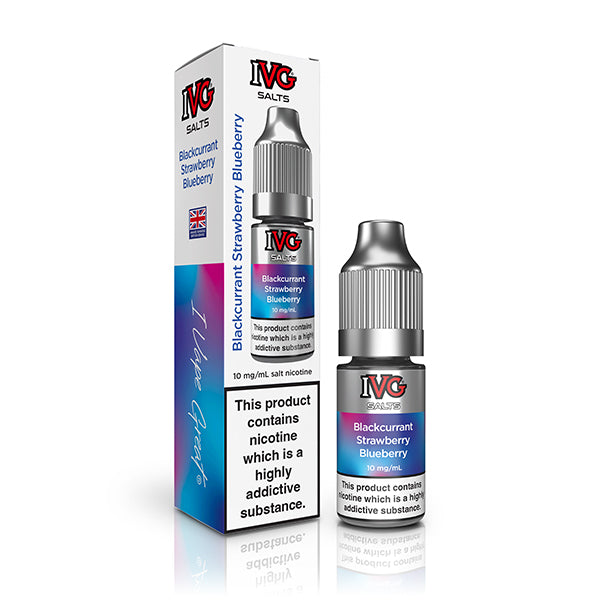 IVG Salt Blackcurrant Strawberry Blueberry 10ml Nic Salt