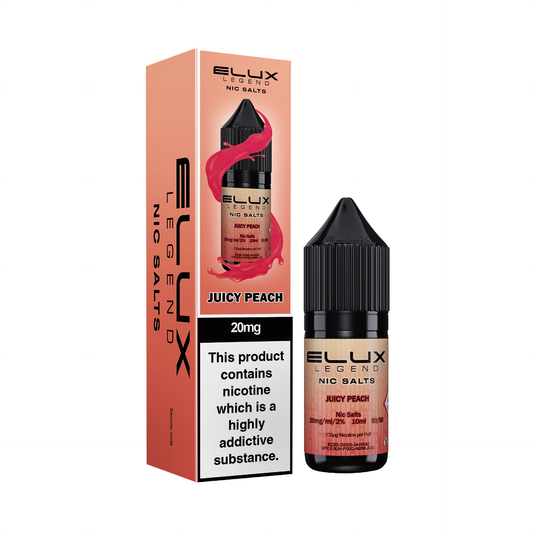 Elux Legend Salts Juicy Peach 10ml Nic Salt