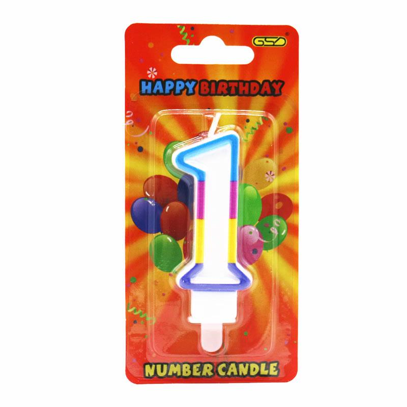 GSD Birthday Number Candles