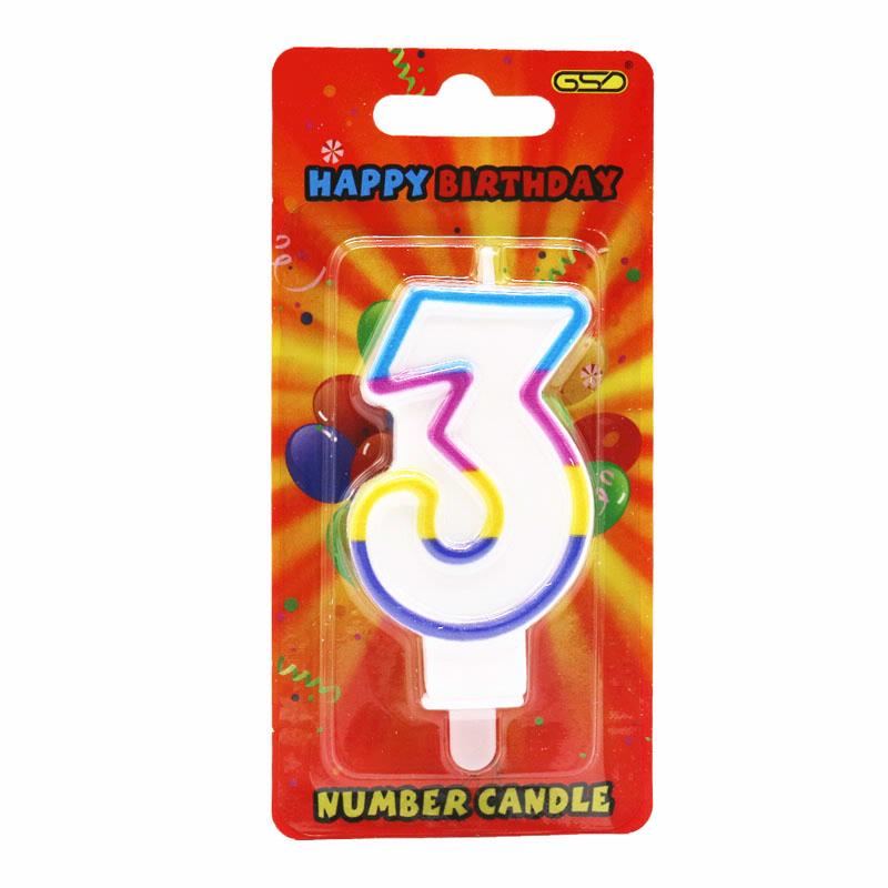 GSD Birthday Number Candles