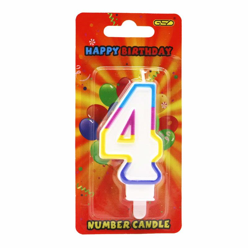 GSD Birthday Number Candles