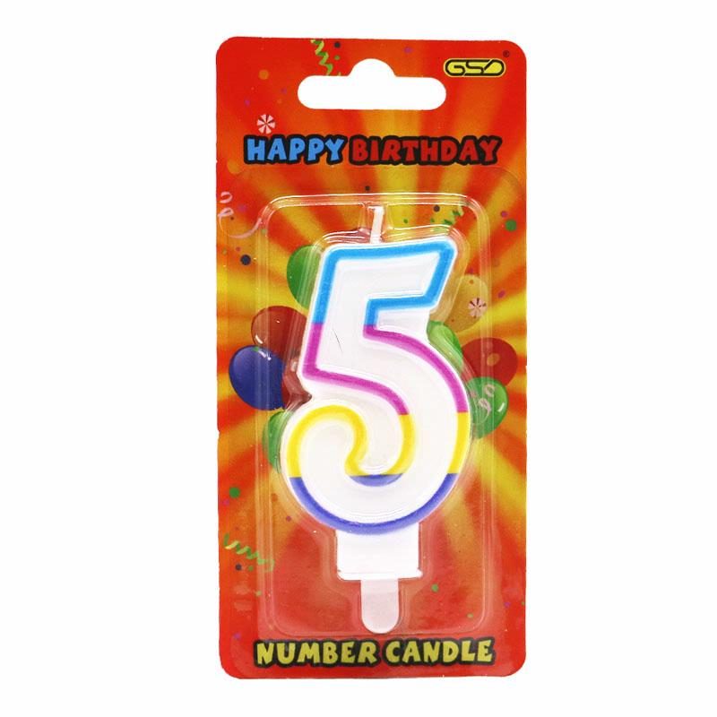 GSD Birthday Number Candles