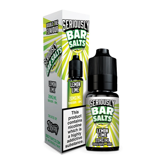 Doozy Vape Seriously Bar Salts: Lemon Lime 10ml Nic Salt