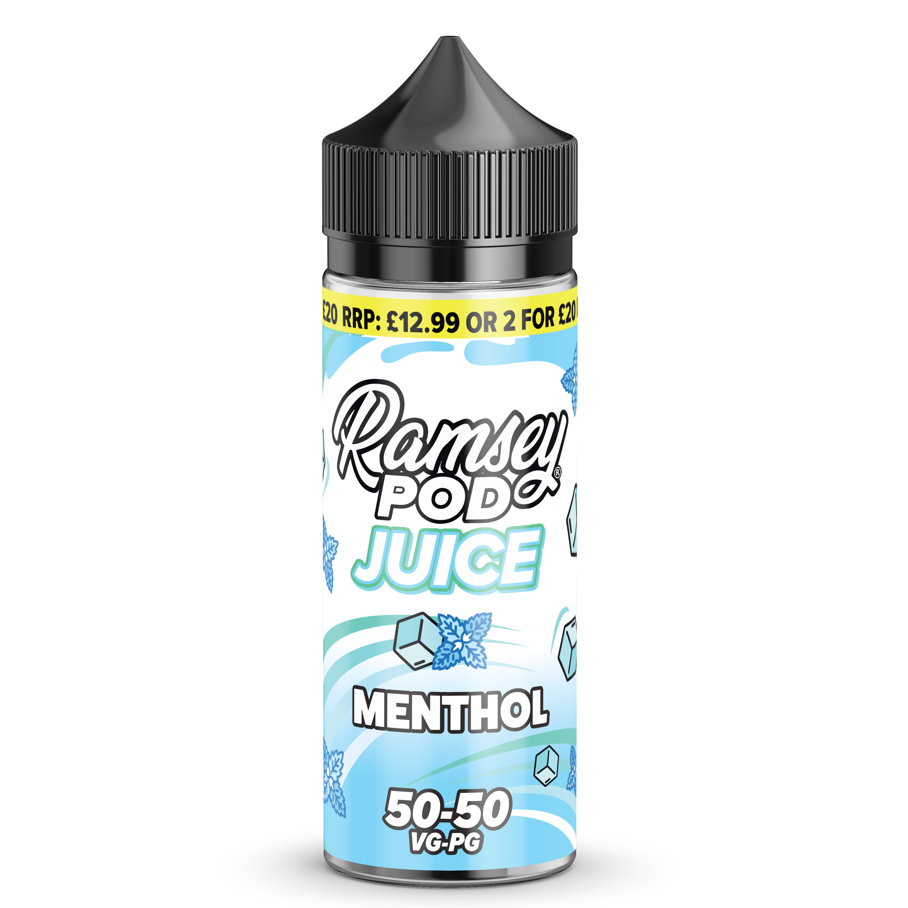 Menthol by Ramsey Pod Juice 50/50 100ml Shortfill