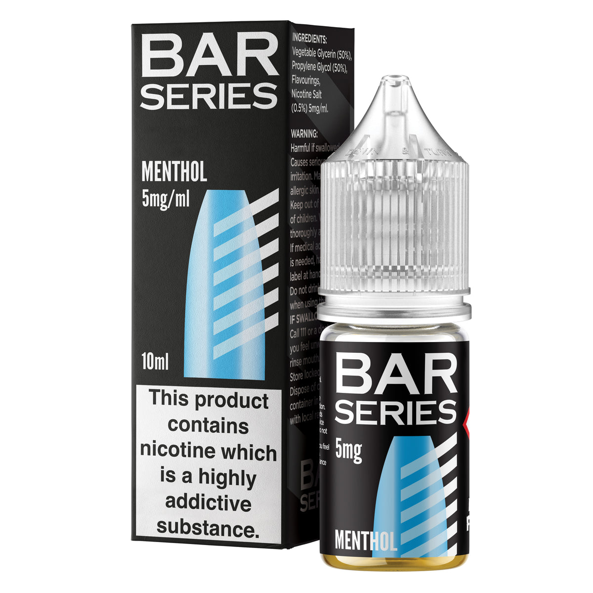 Menthol Nic Salt by Bar Series - Nic Salts UK