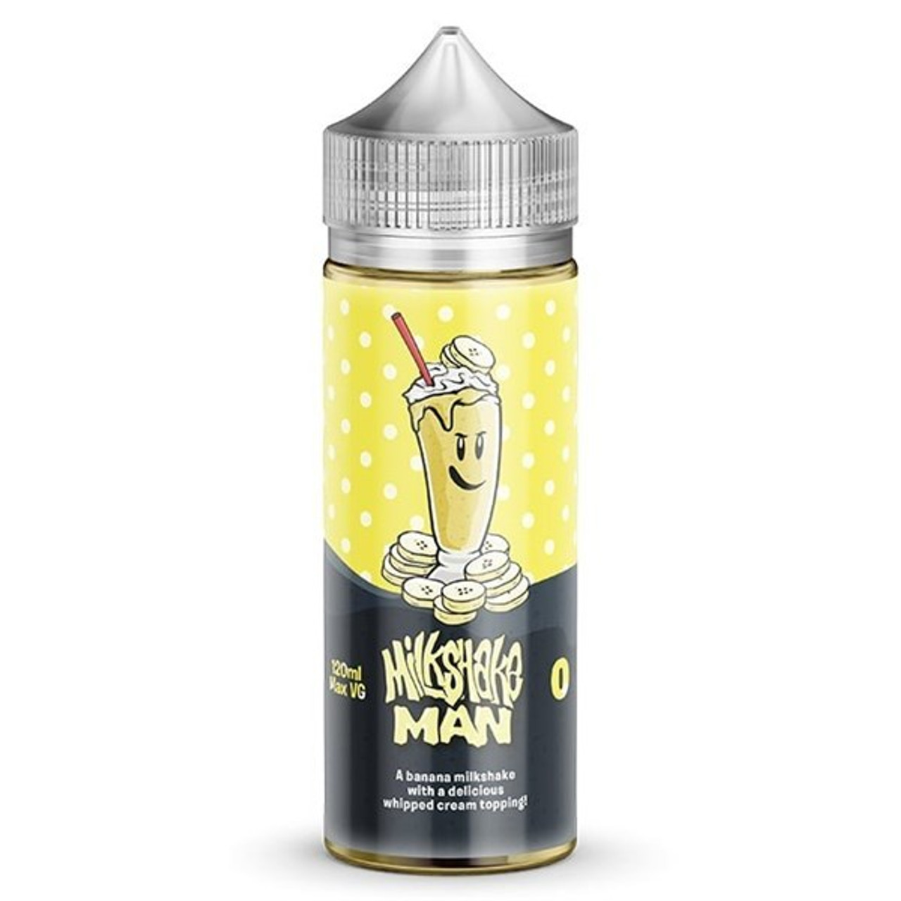 Marina Vape Banana Milkshake Man 100ml Shortfill (Short Date / Out of Date)