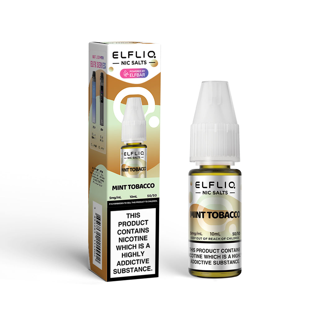 Elf Bar ELFLIQ Mint Tobacco 10ml Nic Salt