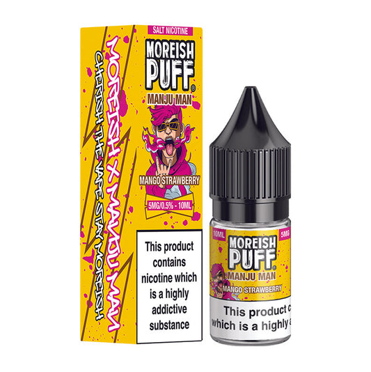 Moreish Puff Manju Man Mango Strawberry 10ml Nic Salt