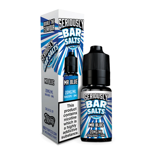 Doozy Vape Seriously Bar Salts: Mr Blue 10ml Nic Salt