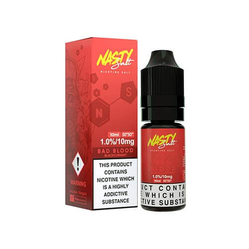 Bad Blood Nasty Juice Nic Salt 10ml (ShortDate/OutofDate)