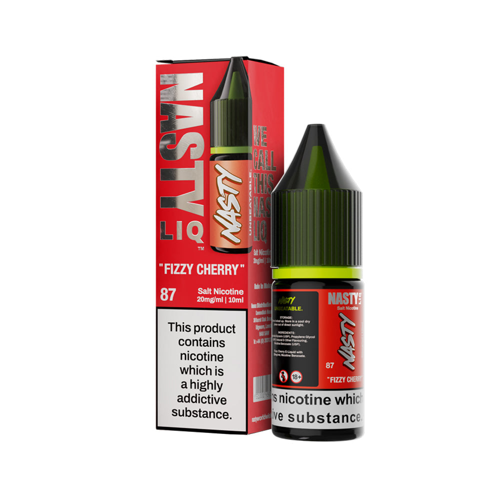 Fizzy Cherry Nic Salt by Nasty Juice - Nic Salts UK