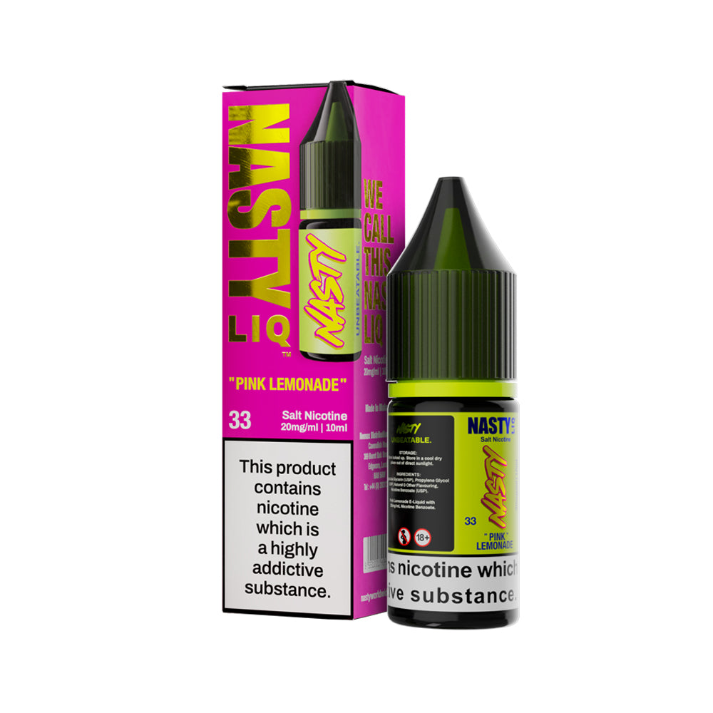 Pink Lemonade Nic Salt by Nasty Juice - Nic Salts UK