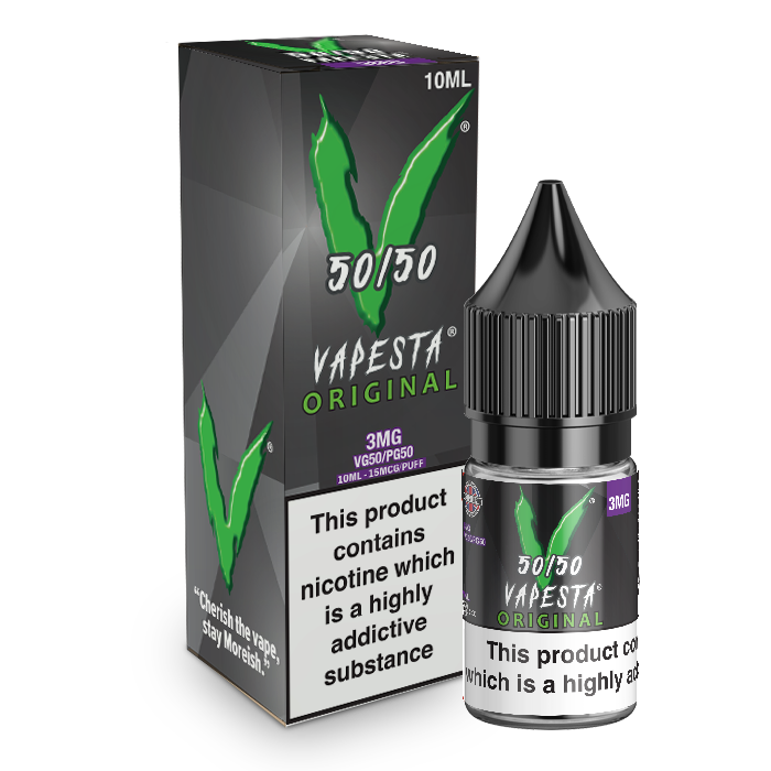 Vapesta Original 50/50 10ml E-Liquid