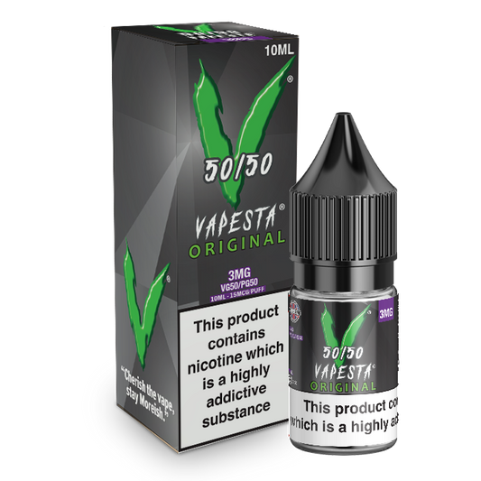 Vapesta Original 50/50 10ml E-Liquid